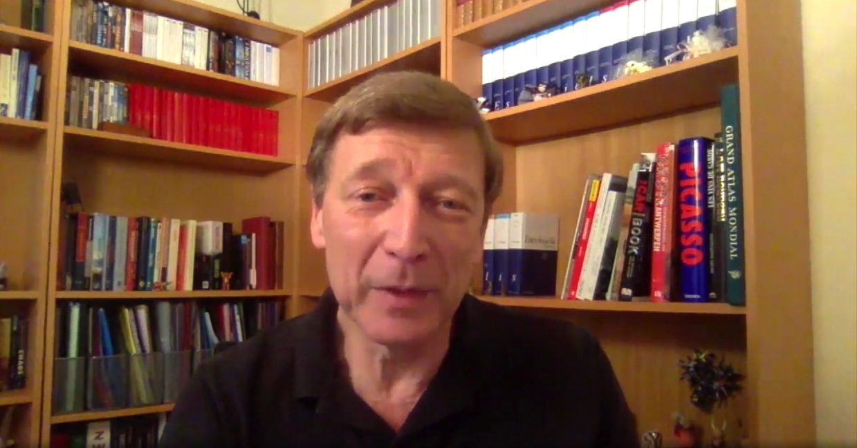 Screen shot of the video of Thierry Lagrange