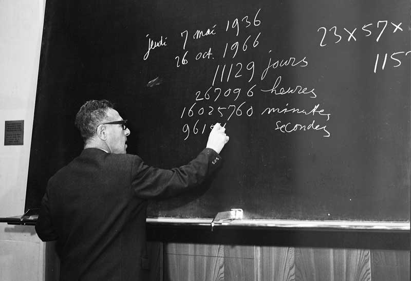 Wim Klein, le premier « calculateur » du CERN