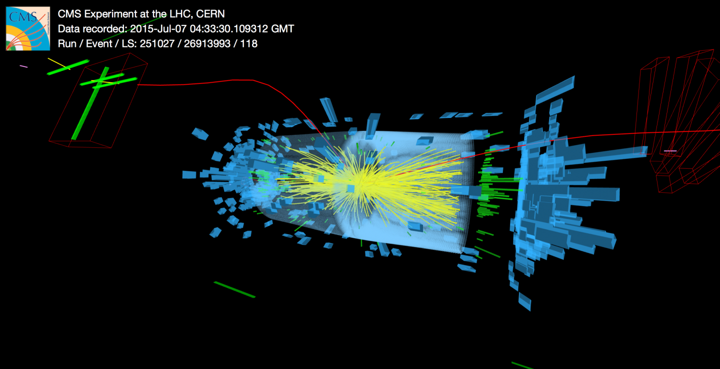 LHC back in collision mode