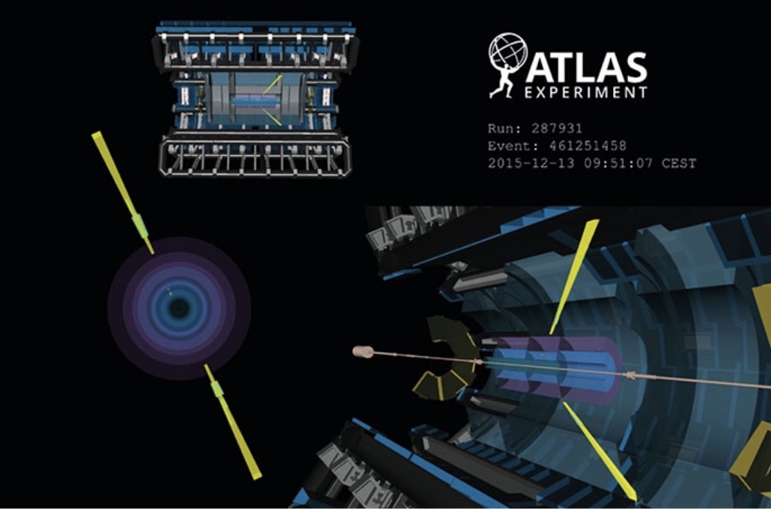 ATLAS observes direct evidence of light-by-light scattering