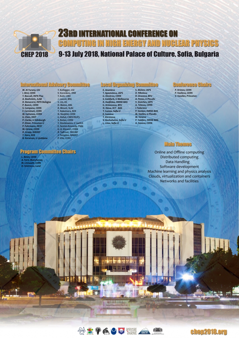 23rd International Conference on Computing in HEP