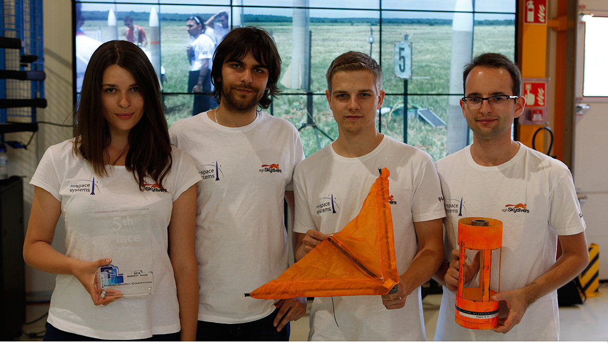 CERN technical students win NASA competition award