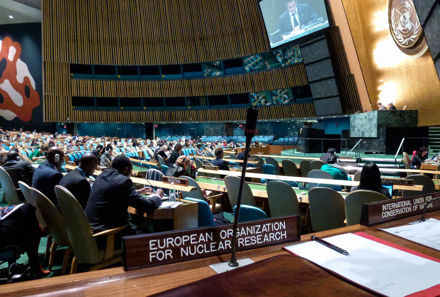 CERN speaks at UN about the laboratory’s cooperation model