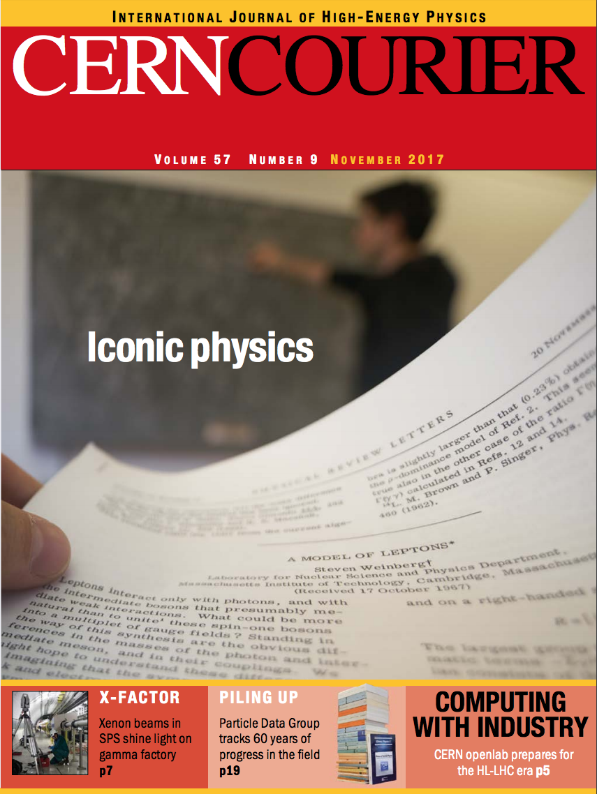 CERN Courier Volume 57 Issue 9 November 2017