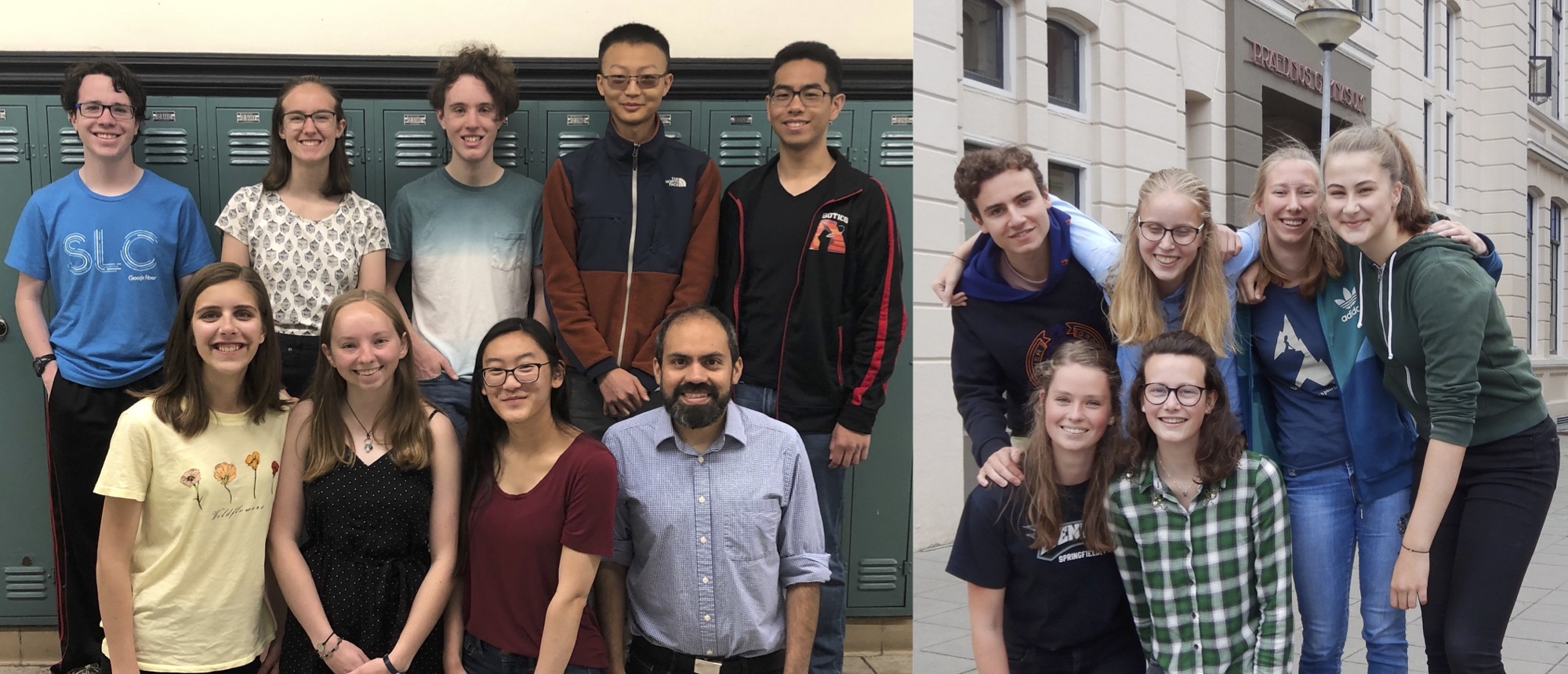Photographs of the winners of the 2019 Beamline for Schools.