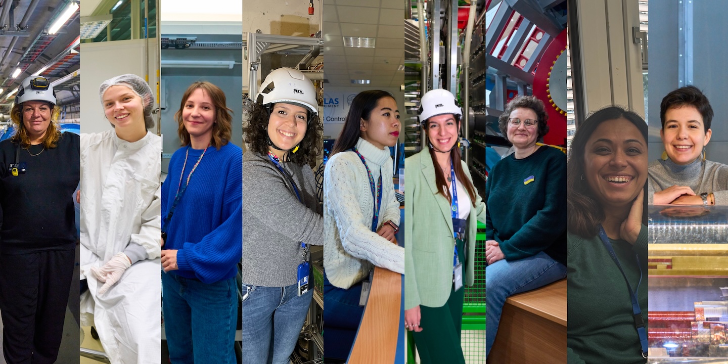 Portraits of CERN women scientists in 2024