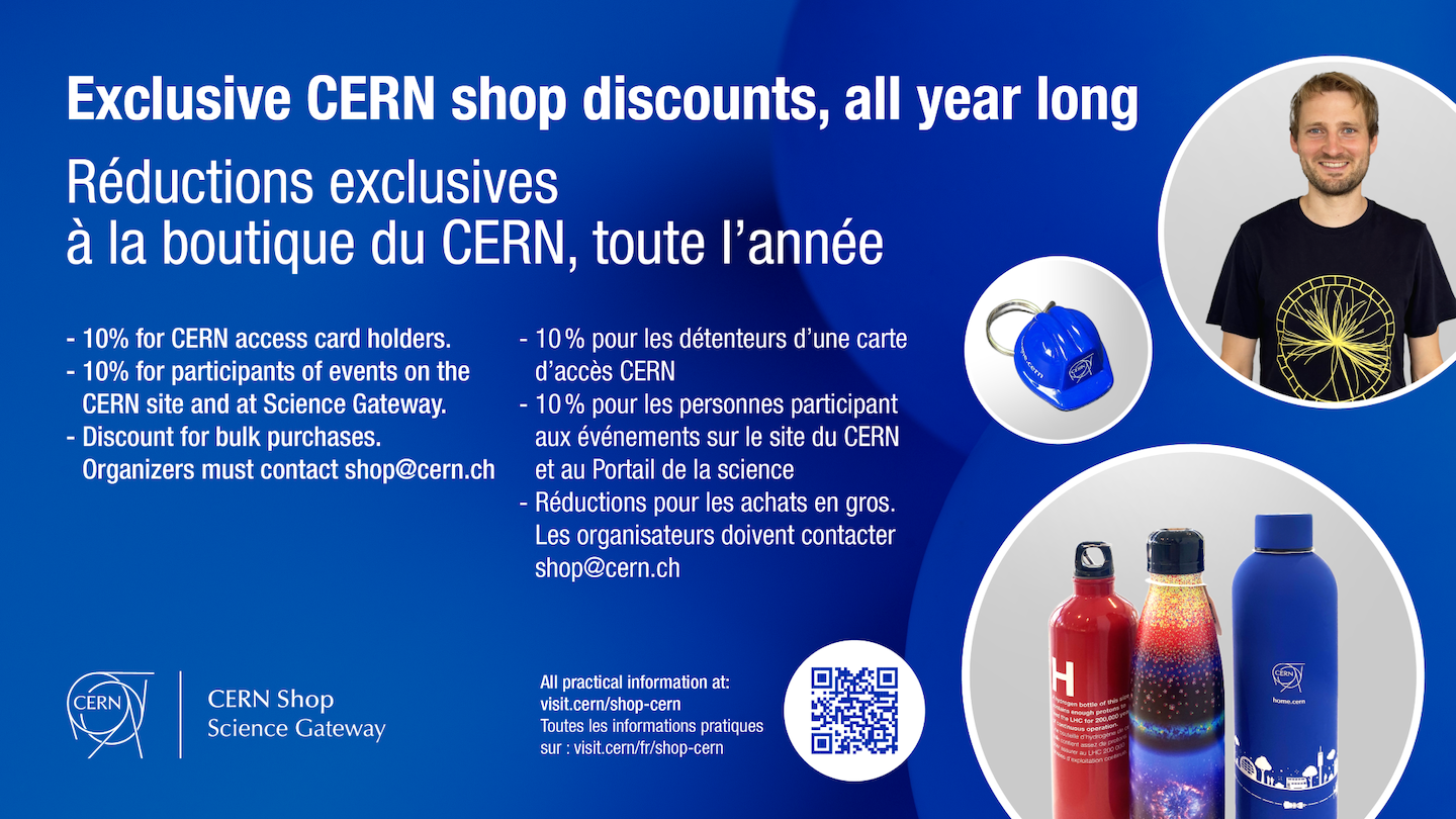 Poster 10% CERN shop