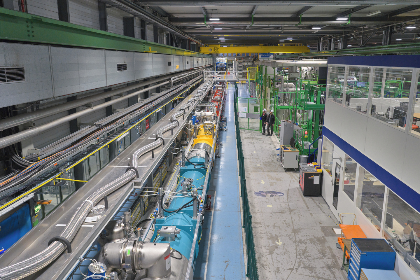 View of the IT String magnet line (Image: CERN)