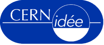 CERNidée logo and click-through link to submit idea