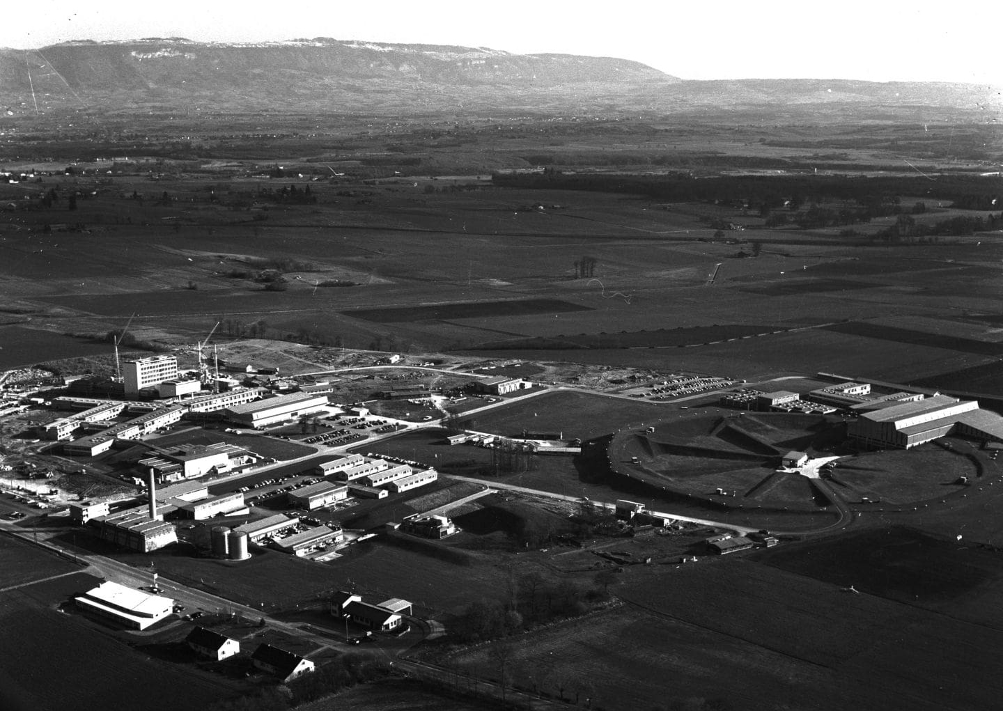 Aerial view of CERN