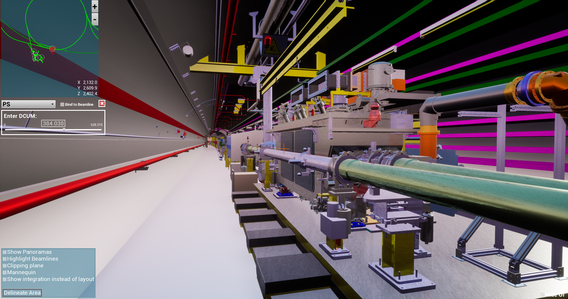 A digital twin of the Super Proton Synchrotron (SPS) tunnel at CERN 
