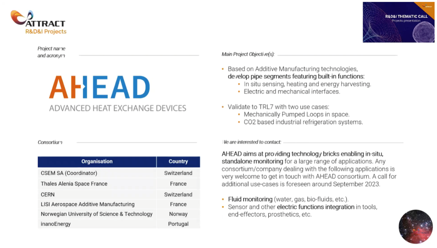 Le groupement Advanced Heat Exchange Devices (AHEAD) fait partie des projets de R&D&I bénéficiant d'un financement et coordonnés par le Centre Suisse d'Électronique et de Microtechnique (CSEM). Le CERN fait partie de ce groupement. (Image : AHEAD
