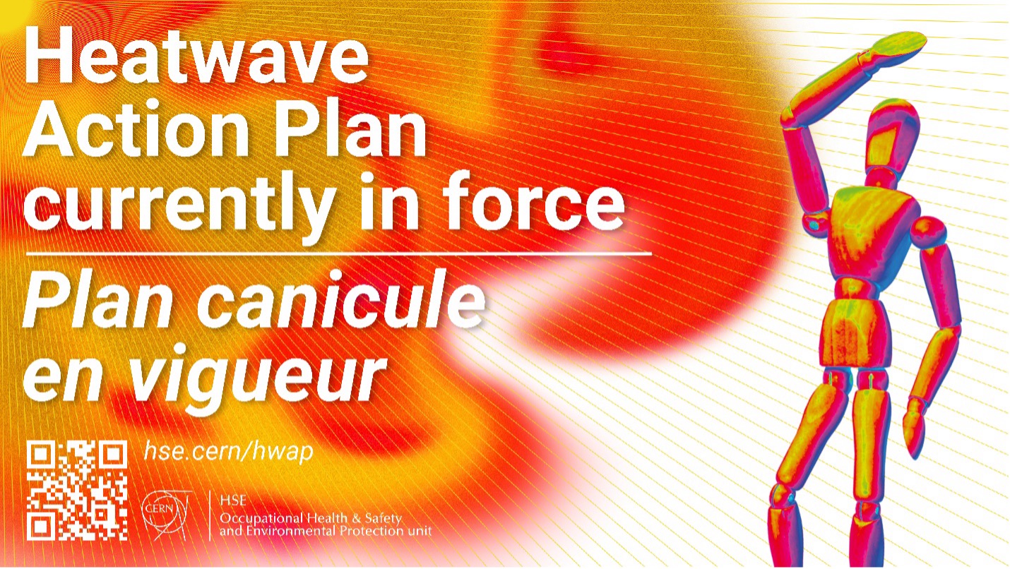 Poster that will be displayed on restaurant screens when the Heatwave Action Plan is in force.